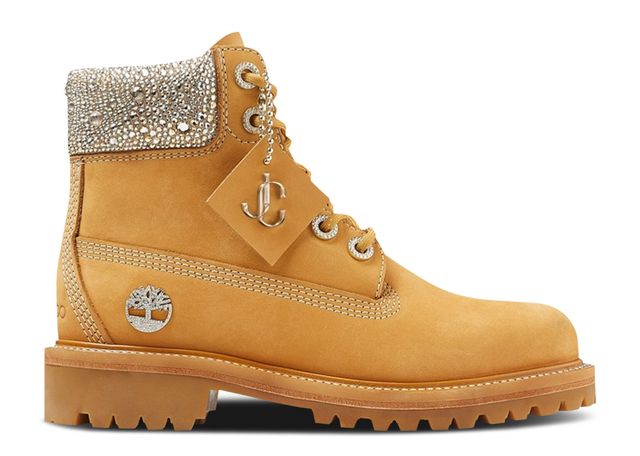 Jimmy Choo x 6 Inch Premium Boot 'Crystal Collar'