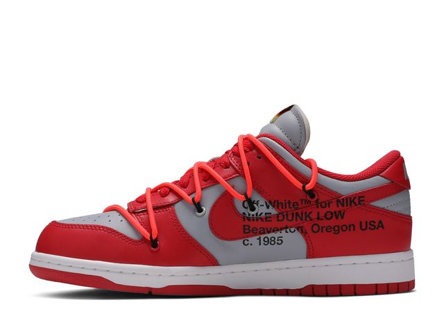 Off-White x Dunk Low 'University Red'